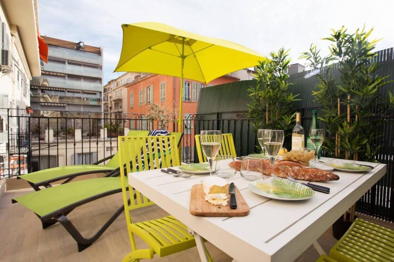 F2 Terrasse, Moderne, Hyper Centre, Clim, Ascenseur- Dubouchage Apartment Ница Екстериор снимка